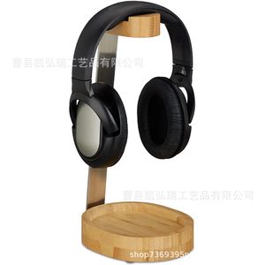 Cross-border wooden desktop headphone <b>stand</b>, game controller <b>stand</b>, entryway <b>hat</b> storage rack, solid wood headphone <b>stand</b> - Product Image 2