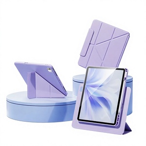 เคสสำหรับ <span class=keywords><strong>iPad</strong></span> Air 7 2025 ขนาด 11 นิ้ว รุ่นที่ 10/9  ออกแบบแม่เหล็ก ป้องกันการงอ ป้องกันการตก พร้อมช่องใส่ดินสอ ผลิตในจีน - Product Image 1