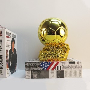 Trofeo Balón de Oro, Decoración para Portero y Jugador de Fútbol, Souvenir para Fanáticos, Tiendas de Lotería y Bares, Modelo 2024, Resina - Product Image 5