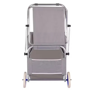 Sedia da spiaggia pieghevole esterna per il tempo libero protezione solare facile da riporre per campeggio in <span class=keywords><strong>montagna</strong></span> Tesla spiaggia <span class=keywords><strong>letto</strong></span> con ruote - Product Image 6