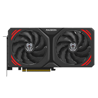 Hankai RX7600 8G Dual Fan GDDR6 128 Bit Kartu Grafis Gaming Radeon PCIe 4.0 DP