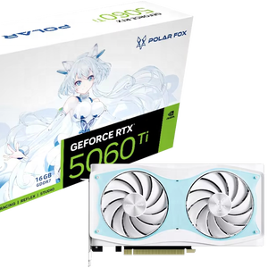 การ์ดจอกราฟิกสำหรับเล่นเกม 2025 รุ่นใหม่ 5060 Ti 16G Fox Nijigenn ลายตัวละครอนิเมะ MXM Fan GPU สำหรับคอมพิวเตอร์ตั้งโต๊ะ - Product Image 1