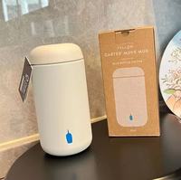 Bouteille d'eau isotherme sous vide de 400 ml avec revêtement céramique intérieur, gobelet en acier inoxydable, tasse de voyage étanche et scellée pour le bureau