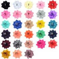 2021 Hot Sale Multi-Lapisan Runcing Lotus Bunga Kain Anak Kepala Bunga untuk Anak-anak Lady Diy Aksesoris Rambut