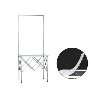 Sturdy Aluminum Alloy <b>Banner</b> Table Set Multiple Sizes Available Promotion Tables Foldable Customized Display Counter - Product Image 5