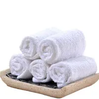 Otel havlusu küçük boy yumuşak ve dayanıklı özel baskılı yüksek kaliteli banyo % 100% pamuklu lüks havlu seti beyaz yüz havlusu