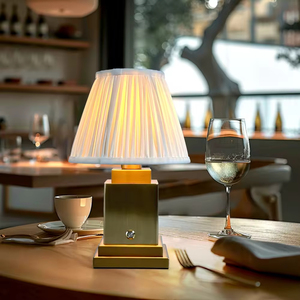 Lumind <span class=keywords><strong>2025</strong></span> ánh sáng trong nhà cảm ứng không dây đèn vải Chụp đèn phòng ngủ bảng đèn phòng khách chiếu sáng LED - Product Image 2