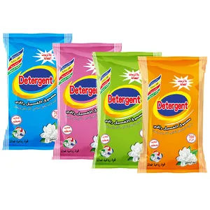 Eco-Friendly Multifunctional Powder Laundry Detergent Fragrant Cleaners for Clothing Apparel in Disposable Bags Packaging