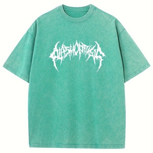 Breathable 100% Cotton Knitted Oversized T-Shirt Unisex 2025 Summer 3D Graphic Print Sublimation Regular Fit - Product Image 3
