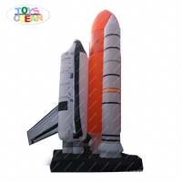 Nouveau design 2025 – Ballon gonflable Oxford personnalisé : Fusée, avion spatial, vaisseau spatial, flèche de feu, navette spatiale, avion aérospatial