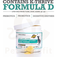 Gouttes Probiotiques Digestives pour Chiens et Chats - Formule Naturelle pour la Flore Intestinale à la Citrouille, Absorption Rapide, Maintient une Digestion Saine