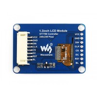 Waveshare 1,3-Zoll-LCD-Anzeigemodul, IPS-Bildschirm, 240 x 240 HD-Auflösung, SPI-Schnittstelle, 65K, farbenfroh, kompatibel mit Raspberry Pi/STM32