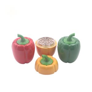 亜鉛合金製漫画野菜ハーブグラインダー、赤いライター、喫煙アクセサリー - Product Image 4