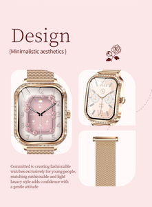 Mk88 thông minh xem phụ nữ smartwatches phụ nữ kỹ thuật số cổ tay đồng hồ điện tử đồng hồ đeo tay Tracker thể dục Vòng đeo tay thông minh ban nhạc - Product Image 6