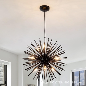 Lampadario a dente di lupo postmoderno, sala da pranzo, camera da letto, centro commerciale, <span class=keywords><strong>hotel</strong></span>, ingegneria, <span class=keywords><strong>riccio</strong></span> di mare, lampada a sfera rotonda - Product Image 1