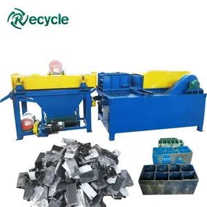 Afval Auto Batterij Shredder Dubbele As Shredder Elektrische Cellen Lithium Batterij Lood-zuur Alkaline Batterij Recycling Machine