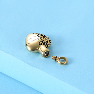 Kalung guci selalu di hati saya untuk abu untuk wanita pria liontin hati memegang kalung abu manusia kenang-kenangan perhiasan abu - Product Image 3