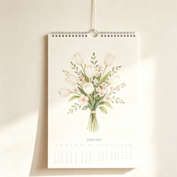 Impresión de Calendarios de Pared Personalizados al por Mayor, Calendario Mensual de Pared con Espiral