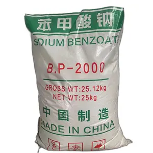 Chất bảo quản hàng đầu Benzoate sodiume cấp thực phẩm hạt E211 BP 2000 Benzoate de sodium giá tốt nhất của sodium benzoate bột