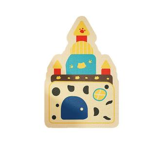 Rascador para Gatos de Fieltro con Diseño de Dibujos Animados: Duradero, Sin Pelusas, Adhesivo Vertical para Pared, Protege los Sofás de Arañazos de Gatos - Product Image 5