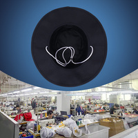 Chapeau de pêcheur OEM, camping, randonnée, pêche, tactique, surf, large bord, logo personnalisé brodé, chapeau bob boonie avec cordon