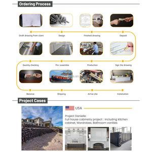 ตู้ครัวทันสมัยลิ้นชักปิดแบบกำหนดเองลิ้นชักปิดเนื้อนิ่มดีไซน์ไฮเอนด์ - Product Image 5