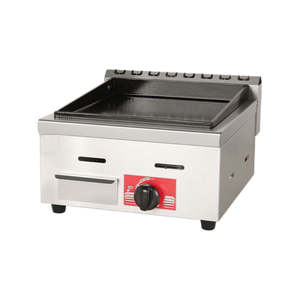 Grilles à gaz en émail commercial Plaques électriques <span class=keywords><strong>Plaque</strong></span> émaillée carrée <span class=keywords><strong>Plaque</strong></span> chauffante commerciale à dessus plat avec vidange d'huile résiduelle - Product Image 2