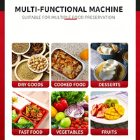Machine de scellage de barquettes alimentaires semi-automatique DEEPACK Premium pour aliments cuits, plats préfabriqués, emballage en film d'aluminium