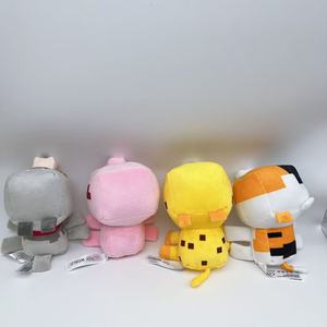Juguetes de Peluche de <span class=keywords><strong>Minecraft</strong></span>, Steve, Alex, Zombie, Creeper, Araña, Cerdo, Vaca, Lobo, Enderman, Figuras de Peluche de 4, 8, 12, 22, 35 y 45 cm, Llaveros de Peluche - Product Image 5