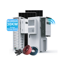 Onduleur de système solaire complet 30kw avec une capacité de batterie au lithium de 54kwh pour la maison