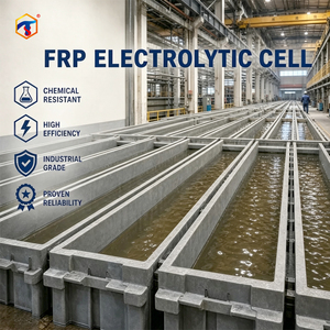 <span class=keywords><strong>Cellule</strong></span> électrolytique en PRF monolithique résistante aux produits chimiques, sur mesure pour le processus <span class=keywords><strong>de</strong></span> teintage - Product Image 1