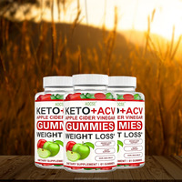 Gummies Keto Prêtes à l'emploi Marque Privée – Brûleur de Graisse Avancé pour la Perte de Poids au Vinaigre de Cidre de Pomme – Vitamines Keto Amincissantes en Gummies Oursons