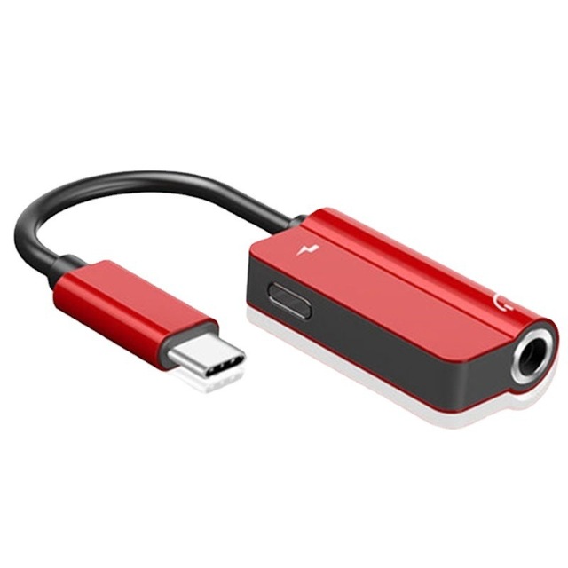 USB-C to 3.5mm knife-shaped headphone audio adapter Type-C dual-purpose audio adapter
