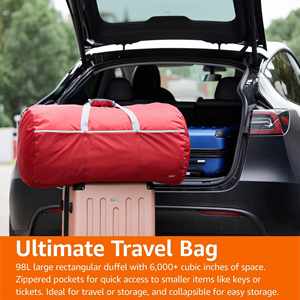 Extra-Large Nylon Duffle Bag with Massive Capacity Versatile Functionality Smart Organization Ergonomic Design - Product Image 6