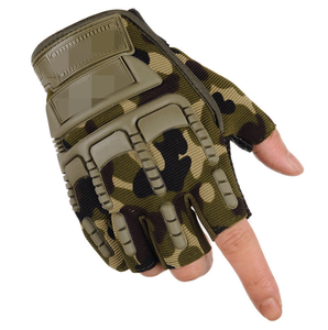 Guantes Tácticos DF sin Dedos con Protección Contra Impactos y Absorción de Vibraciones para Motocicleta - Product Image 4