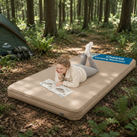 Matelas de camping épais et gonflable automatiquement pour tente, matelas de sol gonflable automatique en forme de fromage