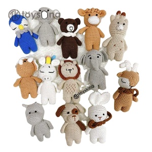 100% toysking แฮนด์เมดผ้าฝ้าย PP บรรจุในสต็อกสำหรับทารกโครเชต์รูปสัตว์ป่าขนาดเล็ก - Product Image 2