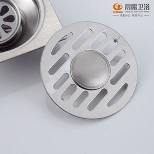 Drenaje de Piso de Acero Inoxidable Chenlu, 84 mm, Circular, Doble Uso, Anticorrosión, para Baño y Cocina - Product Image 1