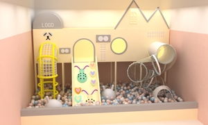 Equipo de Juegos Interior Multiactividad para Niños con Lanzadores de Bolas Suaves y Torre de Escalada para Centros de Juego - Product Image 3