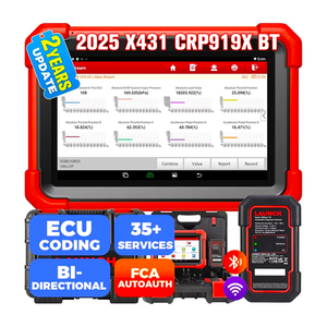 2025 START X431 CRP 919X BT Elite Wireless <span class=keywords><strong>2</strong></span>-Wege-AutoAuth-Scan-Tool FCA-ECU-Codierung V.A.G Boot 35 Services CANFD DoIP <span class=keywords><strong>2</strong></span> Jahre - Product Image 1