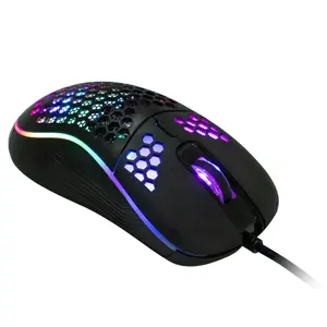 Wholesale Optical Wired Led RGB Gaming Mouse Lightweight Gamers Mouse 7200 DPI PC Computer Usb Wired Mouse Gaming