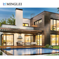 Fenêtre à triple vitrage en aluminium à faible émissivité pour maison-conteneur Maison préfabriquée Fenêtre en aluminium inclinable et tournante