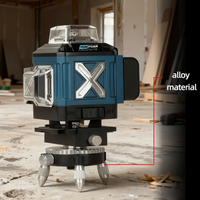 Niveau laser industriel professionnel 4D à faisceau vert 8, 12, 16 lignes, auto-nivelant 360 degrés, modèle mural YYA16X-001, garantie 3 ans