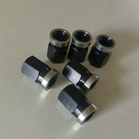 Nouvelles écrous de couvercle arrière en alliage d'aluminium noir modifiées pour Sprint Car Late Model, IMCA DMI Wheel Racing Dirt Midget, filetage 3/8-16