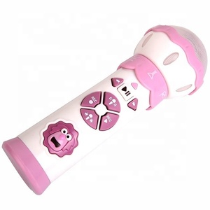 Microphone de karaoké sans fil portable personnalisé éducation précoce plastique ABS chantant puissant écho forme de dessin animé pour les enfants de 5 à 7 ans - Product Image 5
