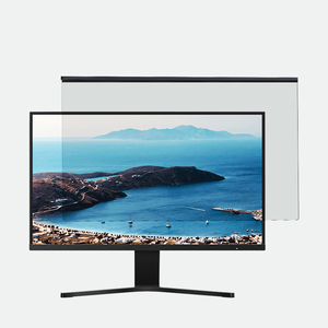 24-дюймовый экран конфиденциальности из закаленного стекла класса ААА, складной, с креплением, защита от подглядывания и синего света для настольного компьютера - Product Image 1