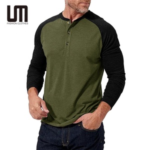 Camisetas Casuales de Manga Larga para Hombre, Cuello Redondo, Diseñ<span class=keywords><strong>o</strong></span> de Parches de Color, Nueva Colección Otoñ<span class=keywords><strong>o</strong></span>, Económicas - Product Image 1