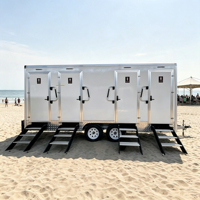Système de pompe mobile autonome haute efficacité pour remorque sanitaire, toilettes portables pour usage extérieur, secours en cas de catastrophe et urgences
