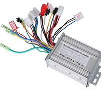 Contrôleur de vitesse à 2 modes en aluminium pour moteurs CC sans balais 36-64V 400W pour véhicules électriques et motos