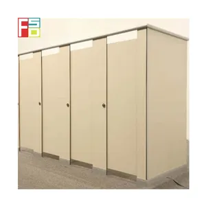 Curved Hpl Phenolic Compact Laminate Panel Washroom Toilet Cubicle